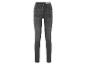 Jeans skinny gris foncé pour femme.
