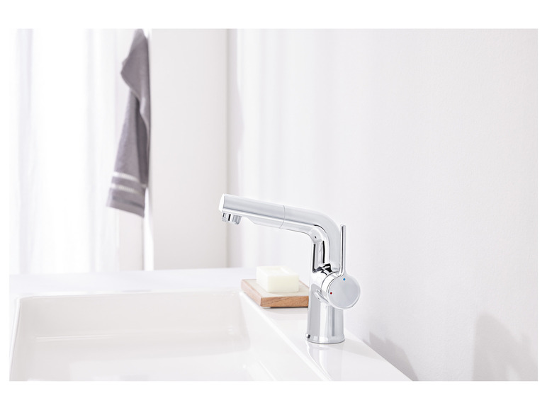 Aller en mode plein écran : LIVARNO home Mitigeur robinet de lavabo avec douchette - Image 6