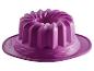 Moule en silicone violet pour gâteau ou pudding