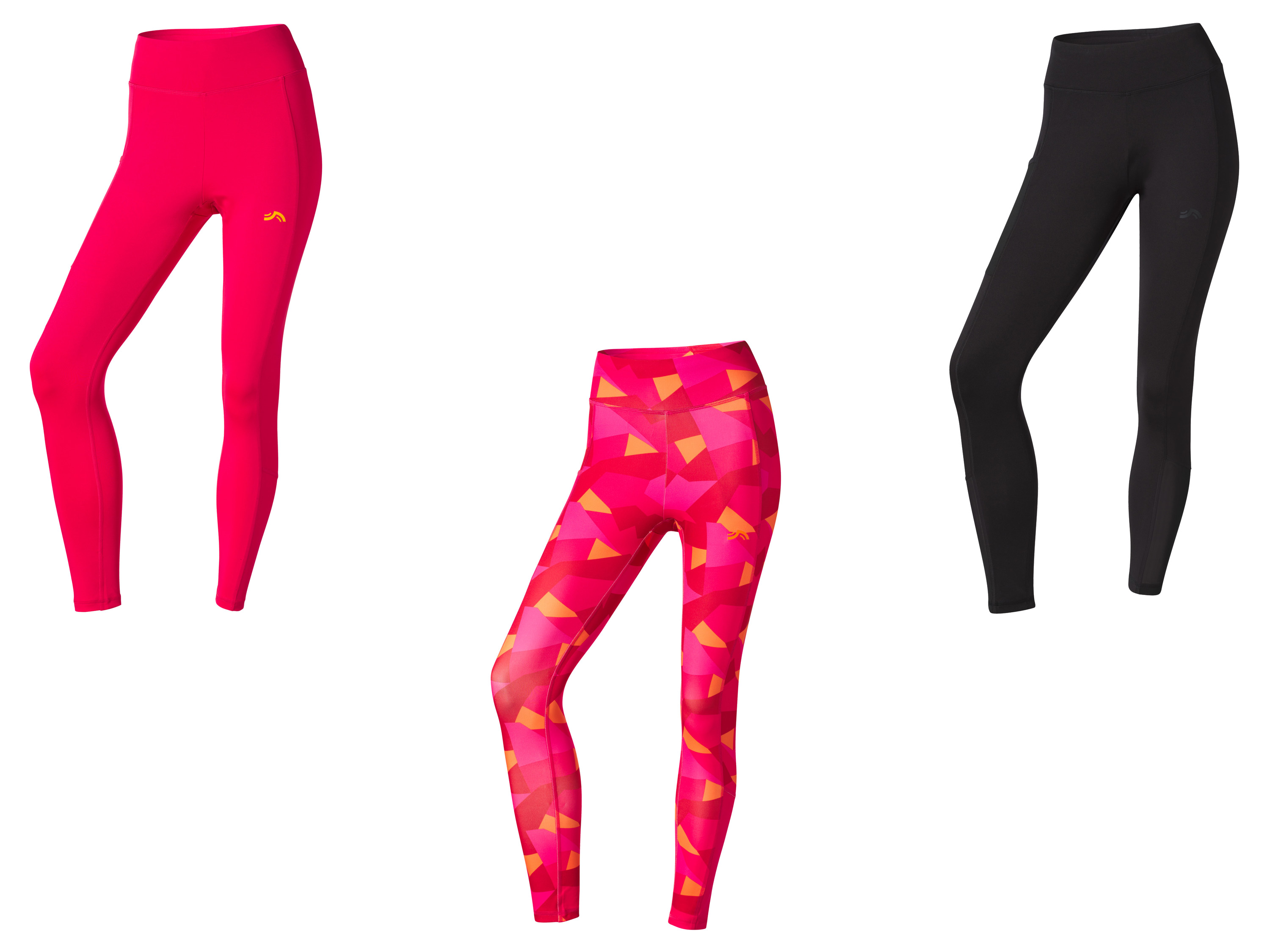 CRIVIT Legging fonctionnel femme Premium, avec empiècements mesh