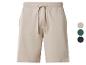 Shorts de survêtement beiges avec cordon de serrage et logo, avec échantillons de couleurs