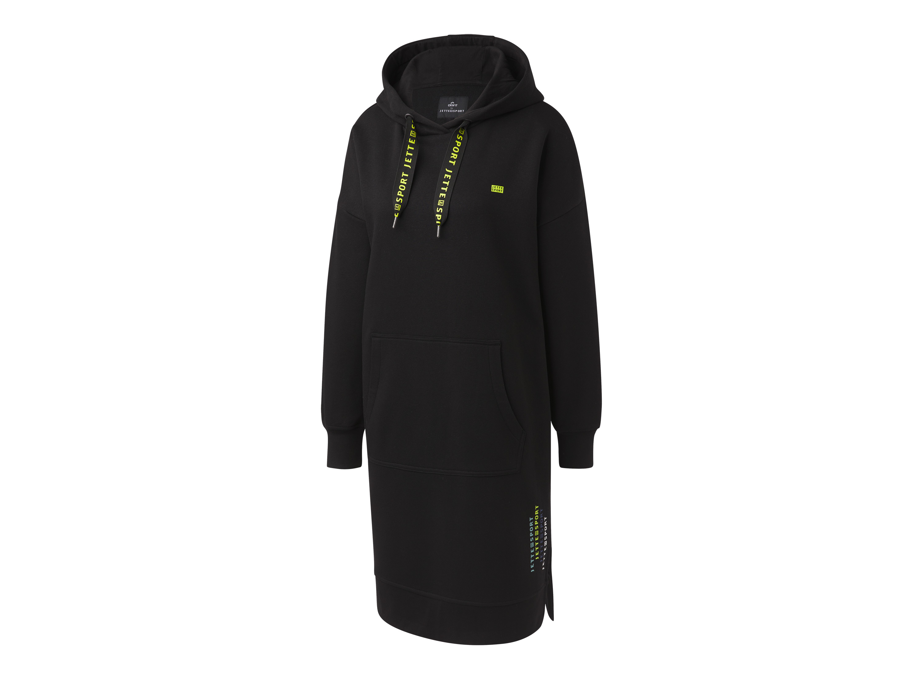 CRIVIT by Jette Sport Robe molletonnée femme (noir, S(34/36))