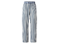 Pantalon de pyjama rayé bleu gris.