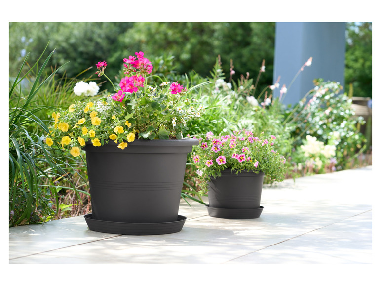 Aller en mode plein écran : PARKSIDE® Pot à plantes avec soucoupe, 28 cm - Image 3