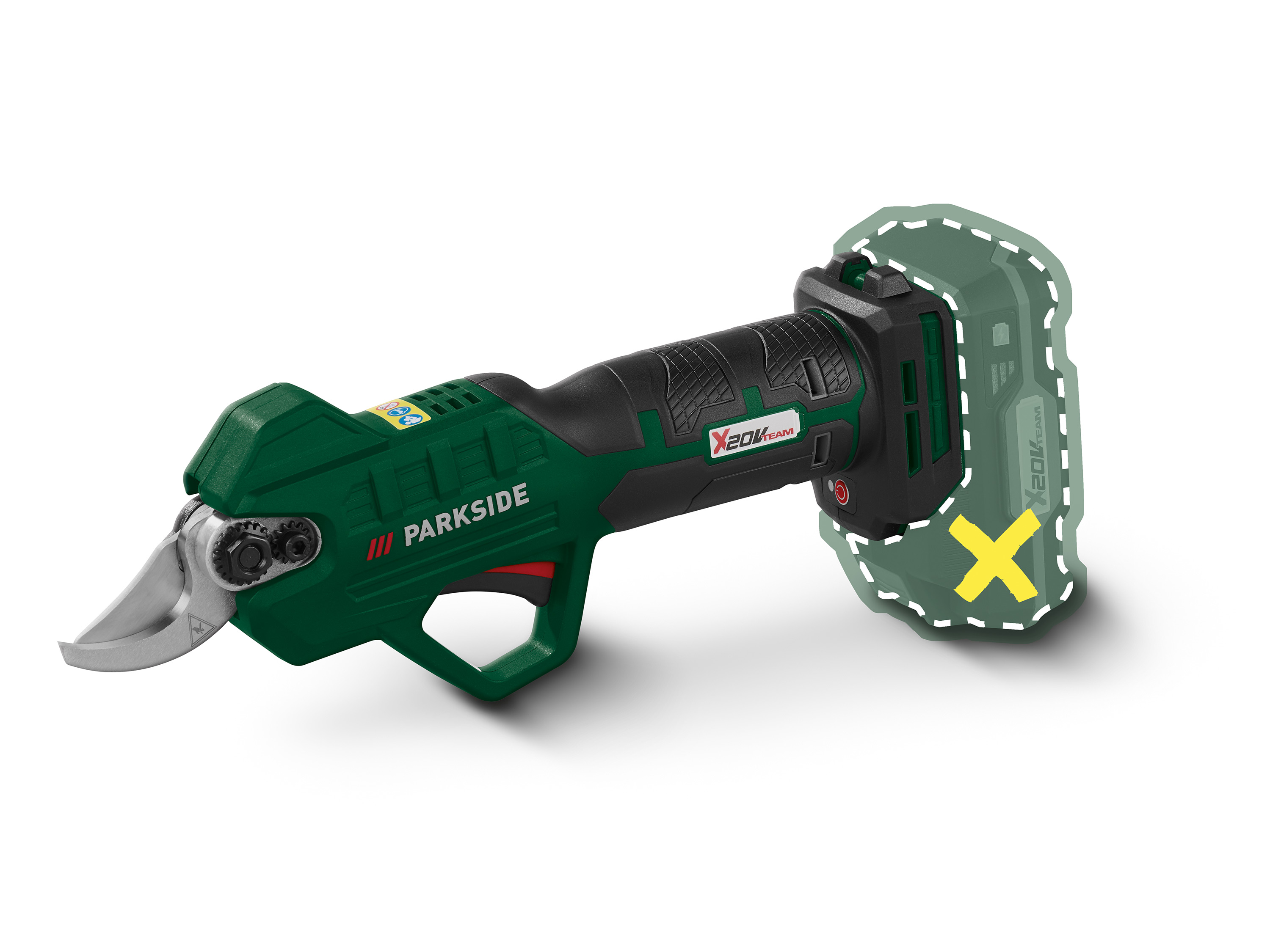 PARKSIDE® Coupe-branches sans fil PAAS 20-Li B1, 20 V