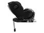 Siège auto bébé noir avec base Isofix et jambe de force.