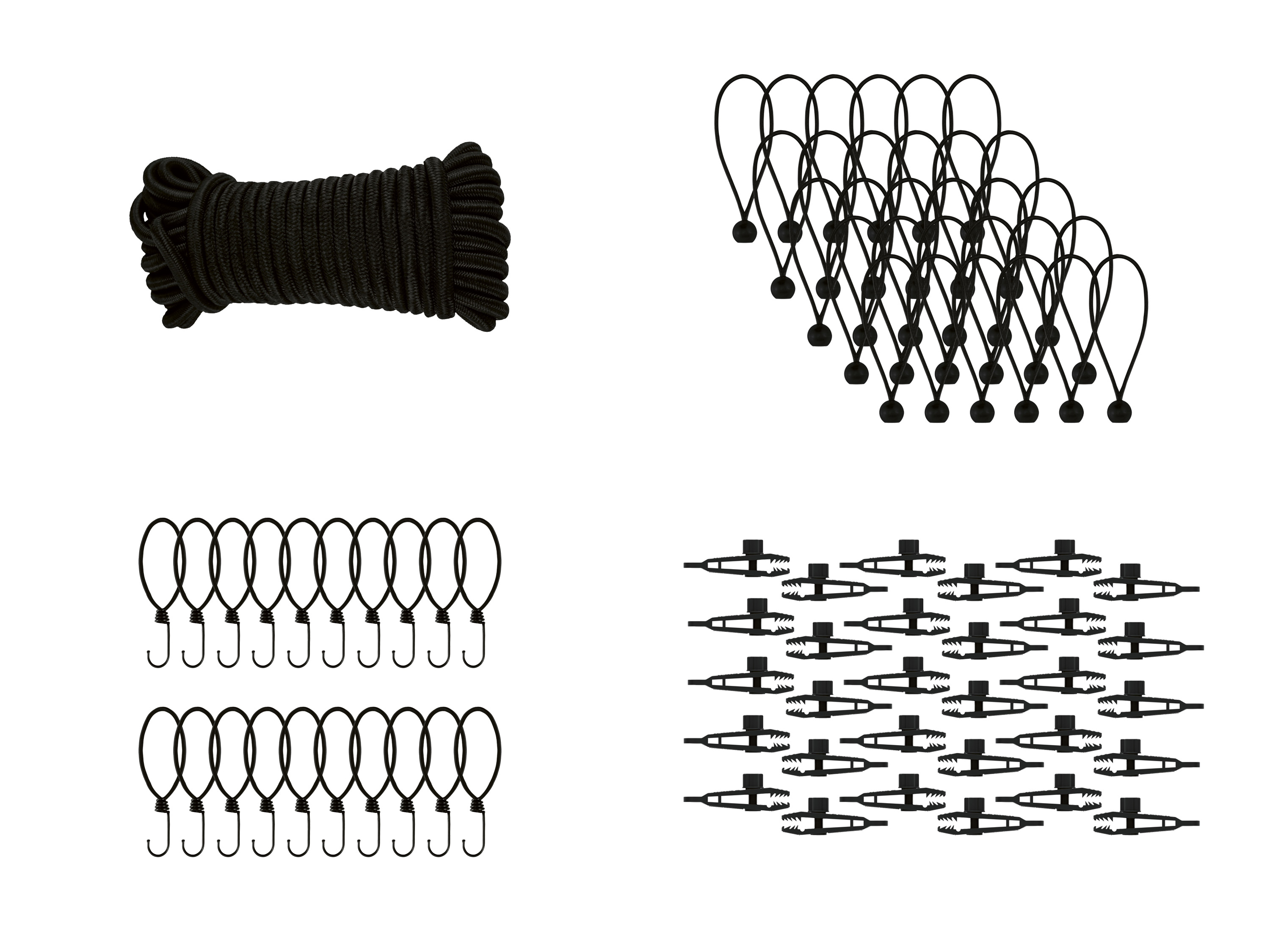 PARKSIDE® Set de tendeurs élastiques