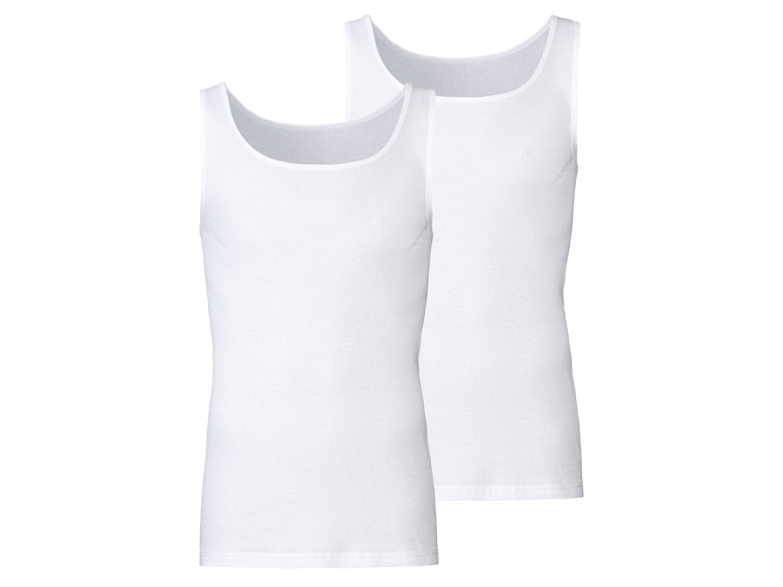 LIVERGY® Lot de 2 débardeurs homme