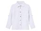 Chemise boutonnée bébé, manches longues, coton léger.