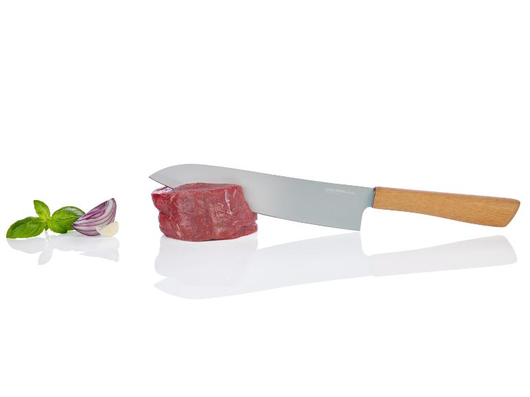 Un couteau Livarno Home sur un morceau de viande.