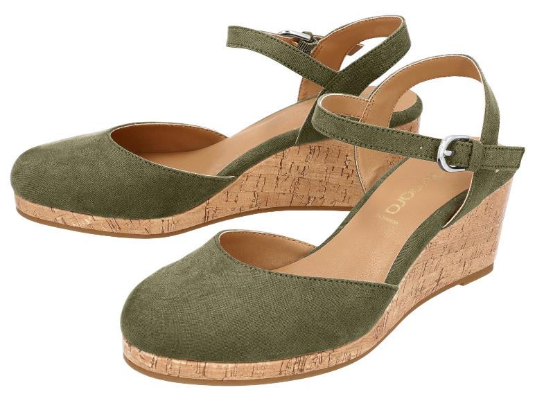 Sandales compensées femme