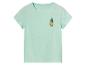 T-shirt vert clair pour enfant, motif ananas.