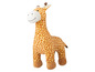 Un jouet en peluche en forme de girafe.