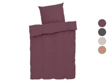 LIVARNO home Parure de lit en satin, 140 x 200 cm