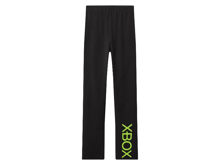 Legging noir pour enfant avec logo XBOX vert sur la jambe.