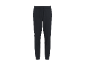 Pantalon de jogging noir avec cordon de serrage à la taille et chevilles élastiques.