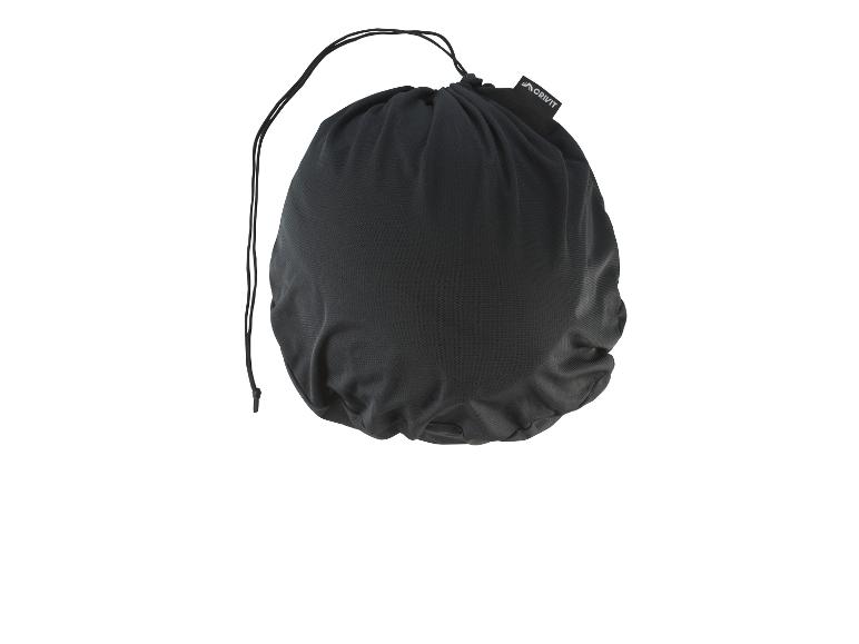 Sac noir à cordon avec logo Crivit