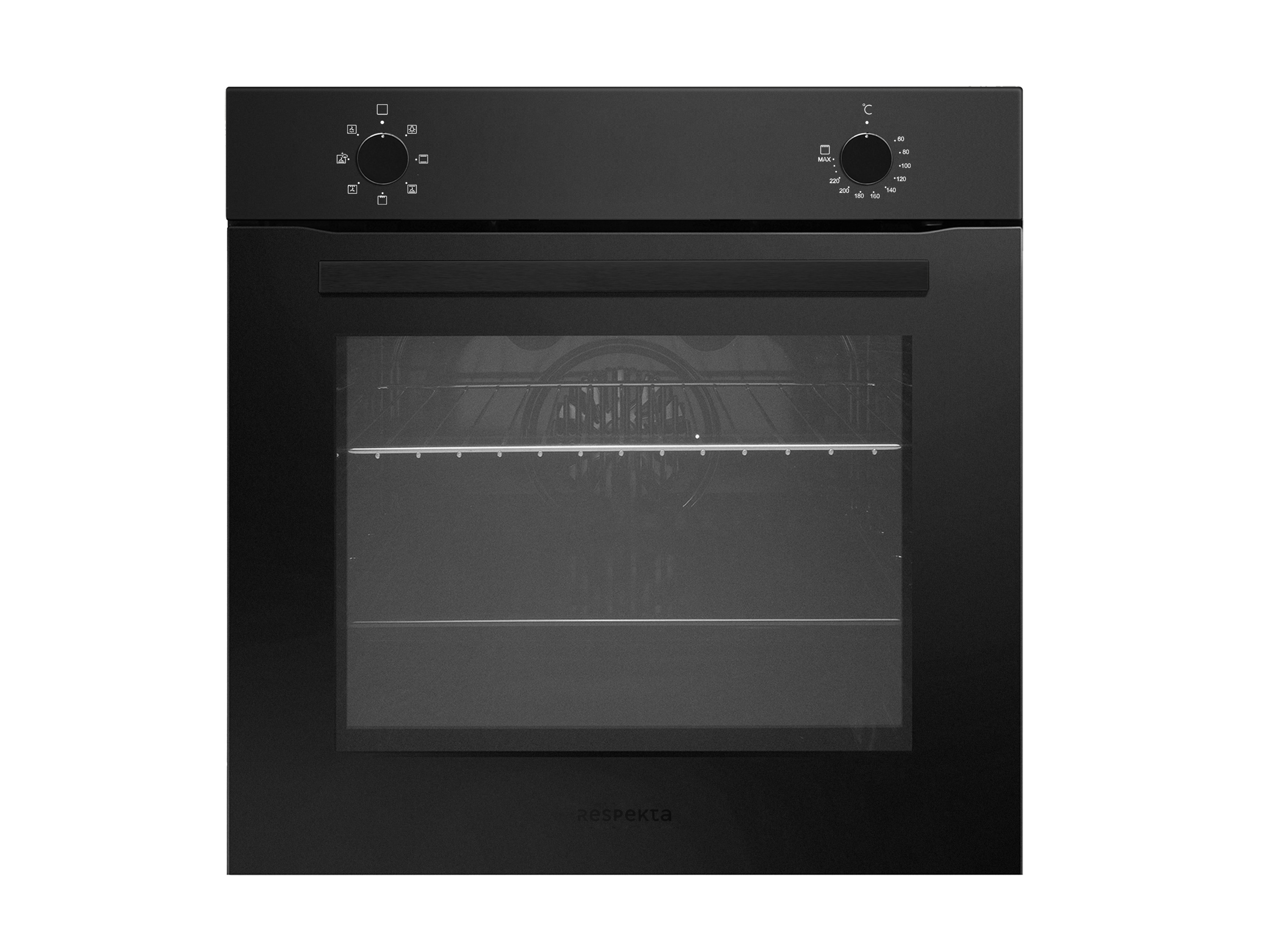 RESPEKTA Four encastrable en verre autonome