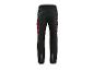 Pantalon de travail homme noir avec accents rouges et blancs, vue arrière
