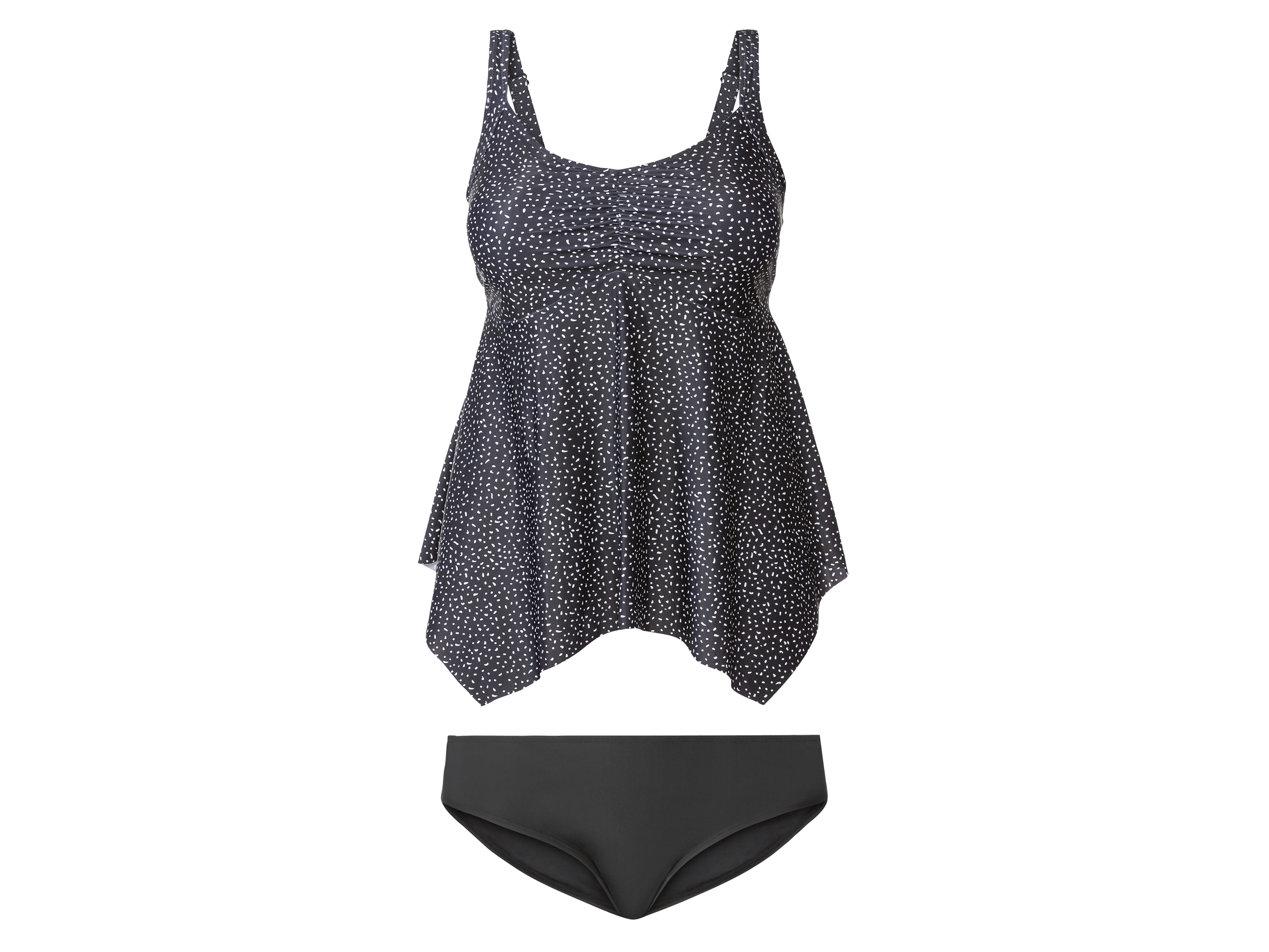 esmara® Maillot de bain femme (tankini 2 pièces, noir)