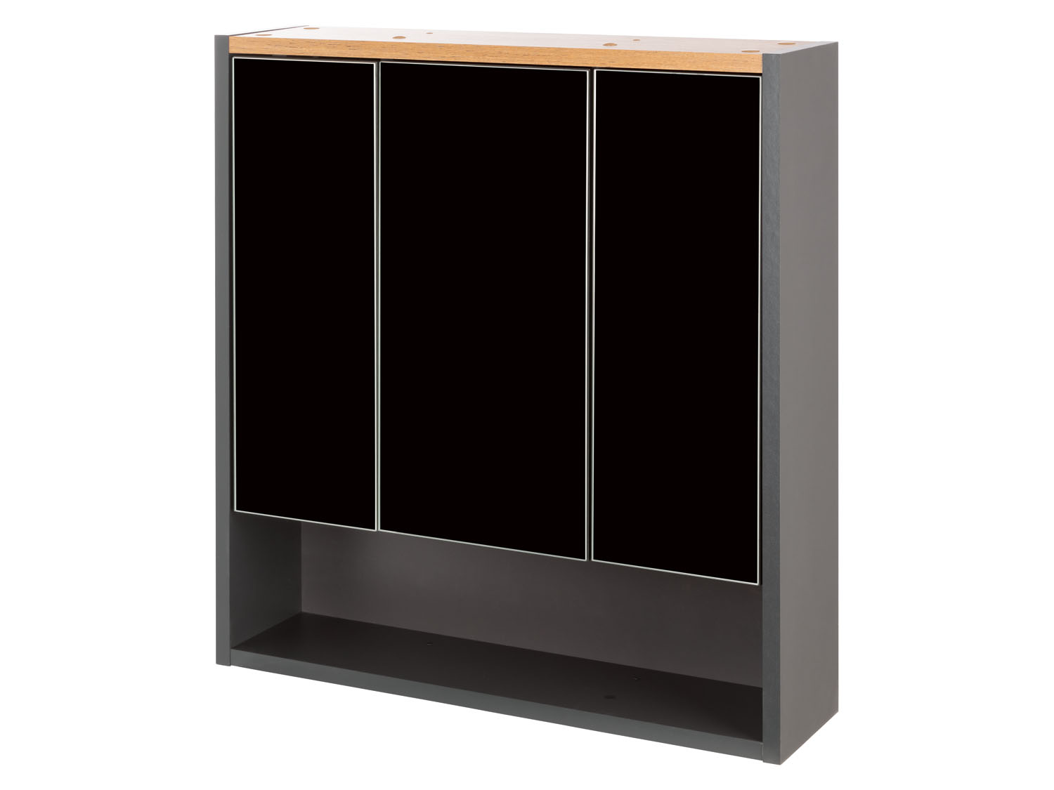 LIVARNO home Armoire de salle de bains miroir San Diego, 64 x 69 x 16 cm