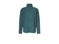 Un sweat-shirt en polaire vert foncé.
