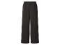 Pantalon large noir pour femme avec taille élastique.