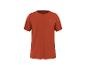 T-shirt de sport terracotta pour homme à manches courtes et col rond.