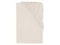 Drap-housse beige clair avec élastique