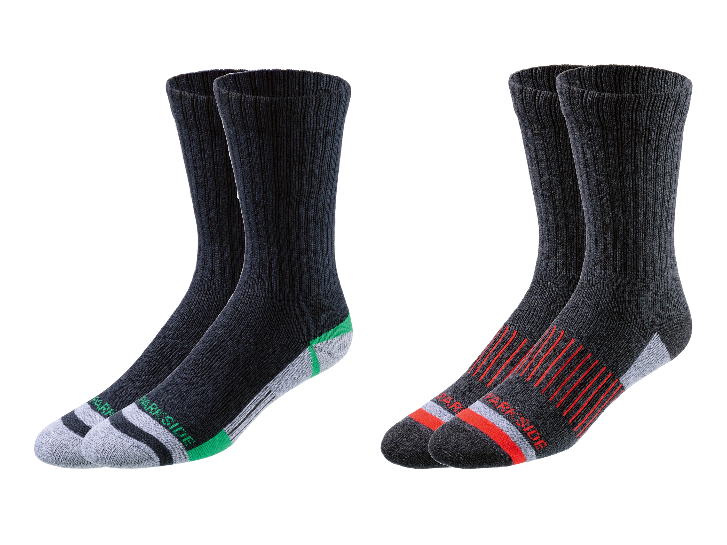 PARKSIDE® Lot de 2 paires de chaussettes de travail homme