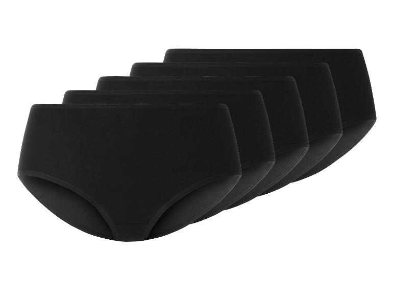 Lot de cinq culottes noires.