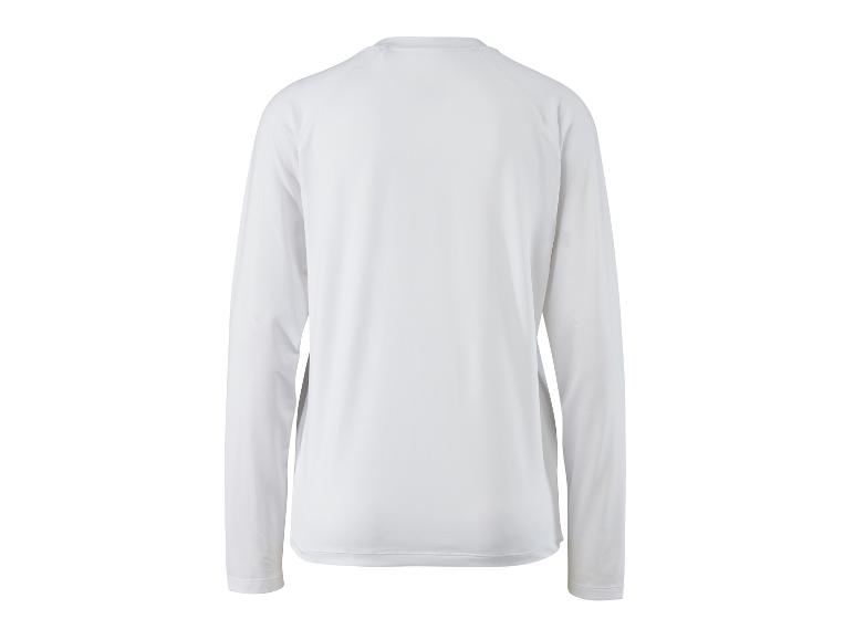 T-shirt blanc à manches longues, vue de dos