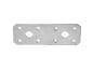 Plaque métallique avec plusieurs trous de fixation