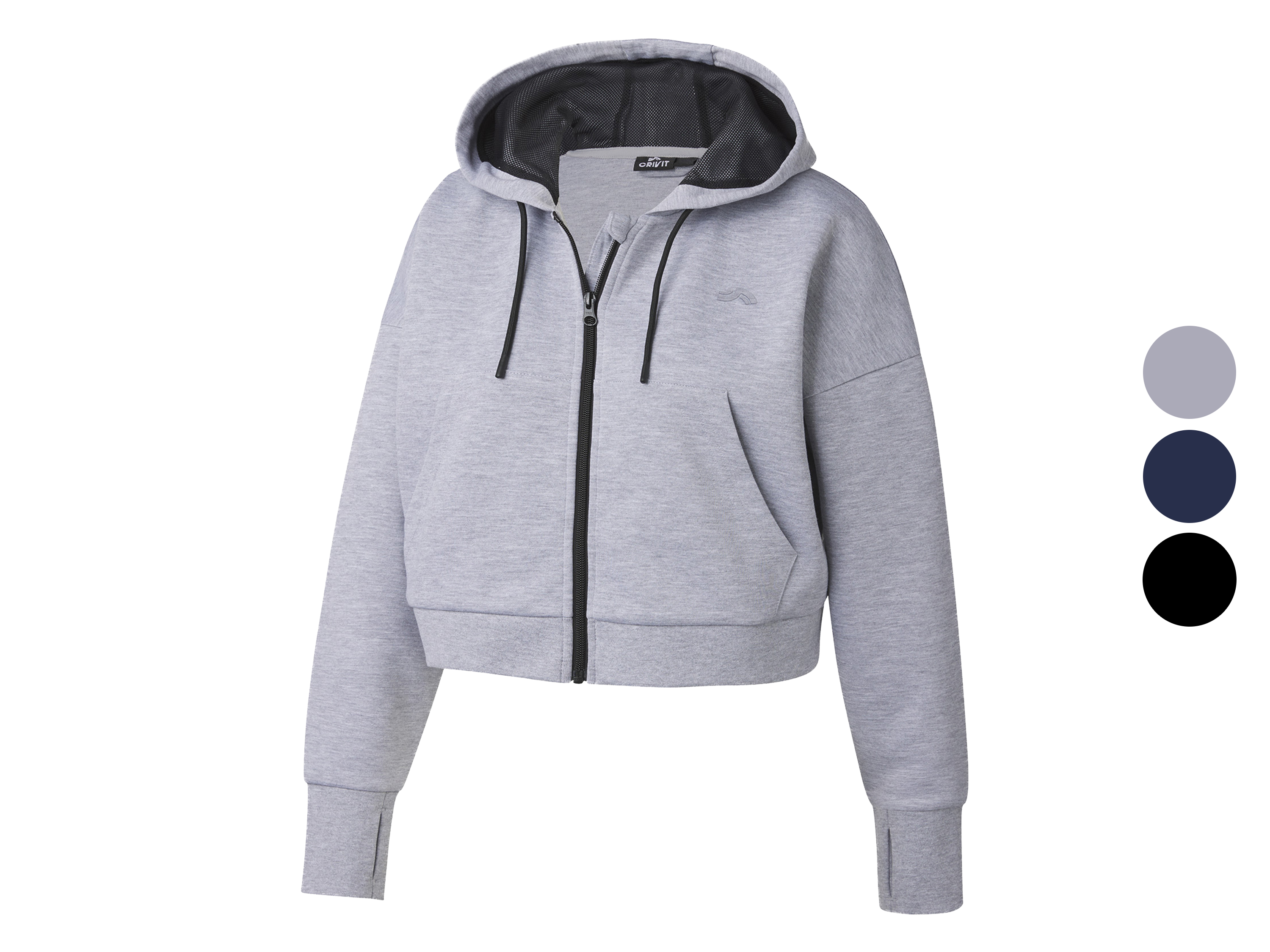 Sweat zippé femme
