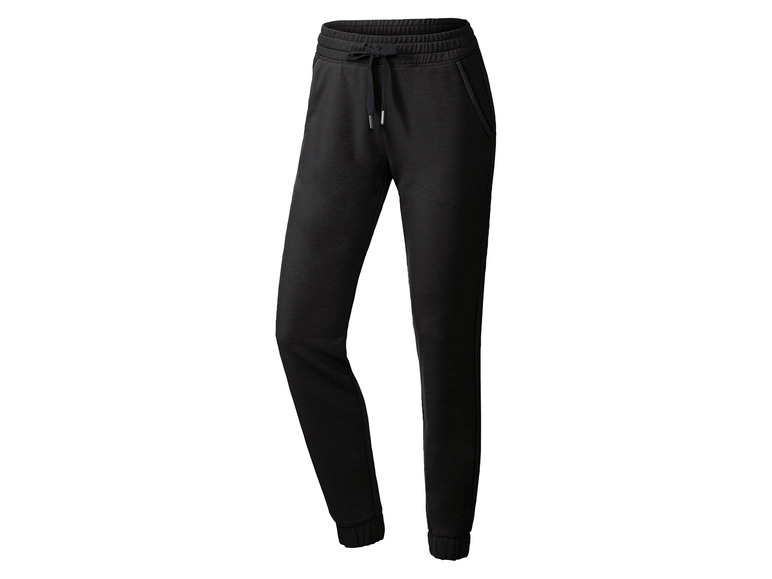 Pantalon de survêtement noir avec cordon