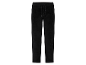 Pantalon en velours côtelé noir avec cordon.