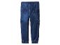Pantalon cargo en jean bleu marine pour enfant.