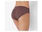 Culotte sans couture marron pour femme.