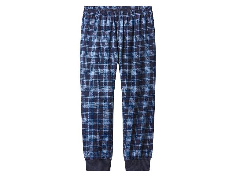 Pantalon de pyjama homme à carreaux bleus et bleu marine