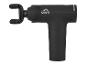 Pistolet de massage noir avec embout en forme de U
