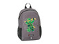 Un sac à dos gris avec un imprimé LEGO Ninjago