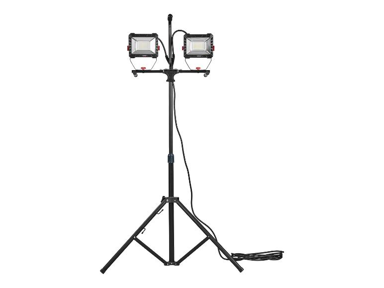 Support d'éclairage LED Parkside avec deux lampes