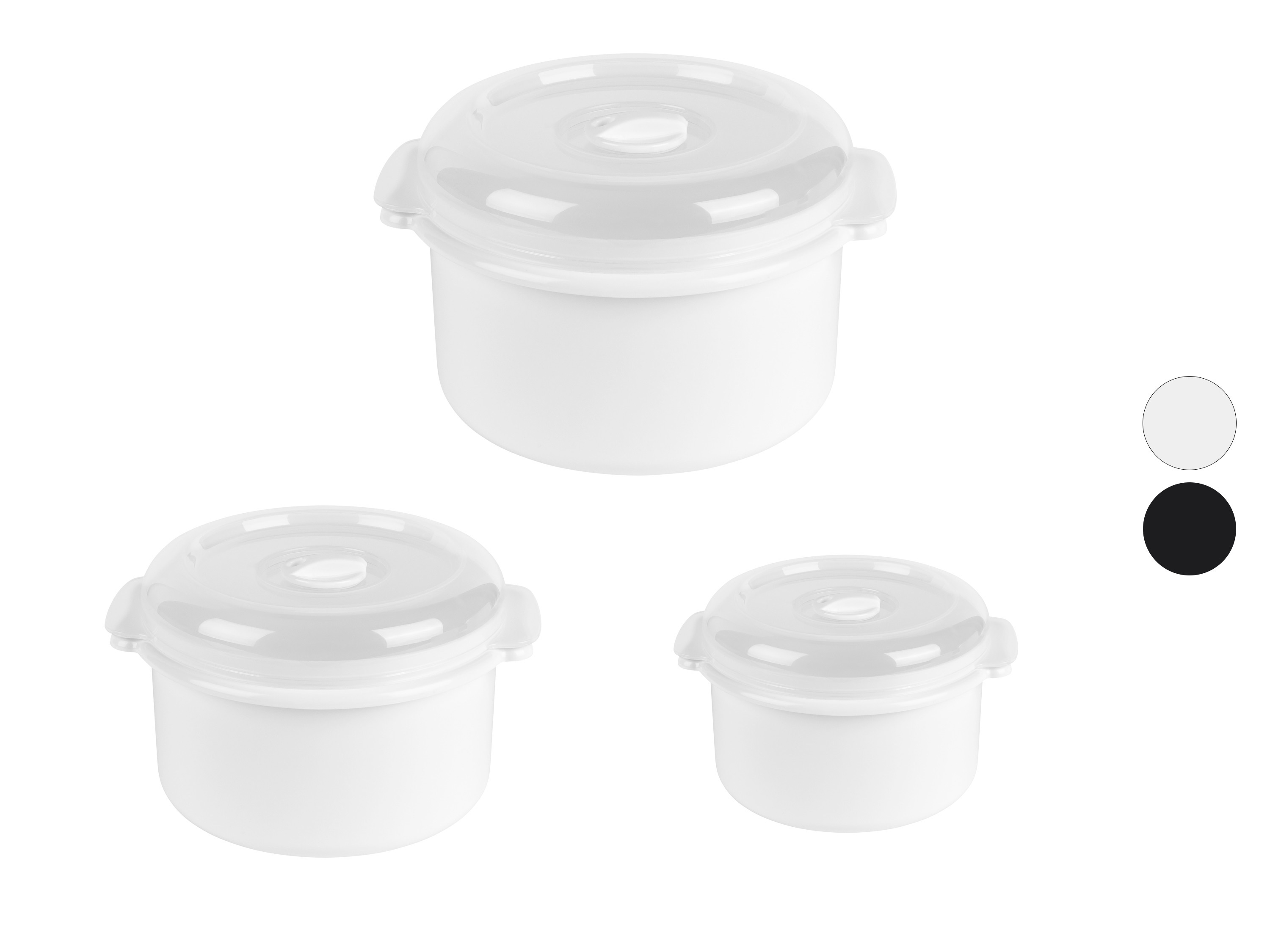 ERNESTO® Lot de 3 boîtes pour micro-ondes