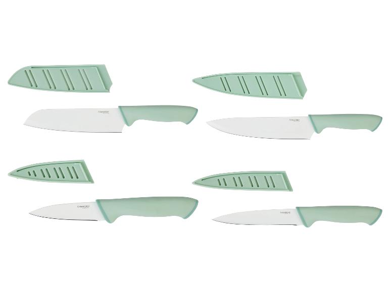 Couteaux en céramique SilverCrest avec étuis.