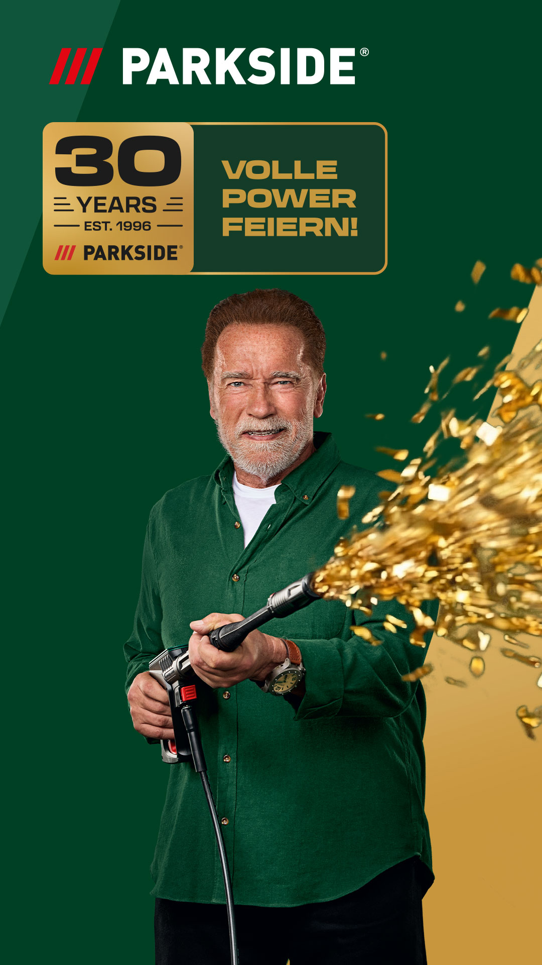 Bannière Célébrer à pleine puissance 30 ans de PARKSIDE (Mobile & App)