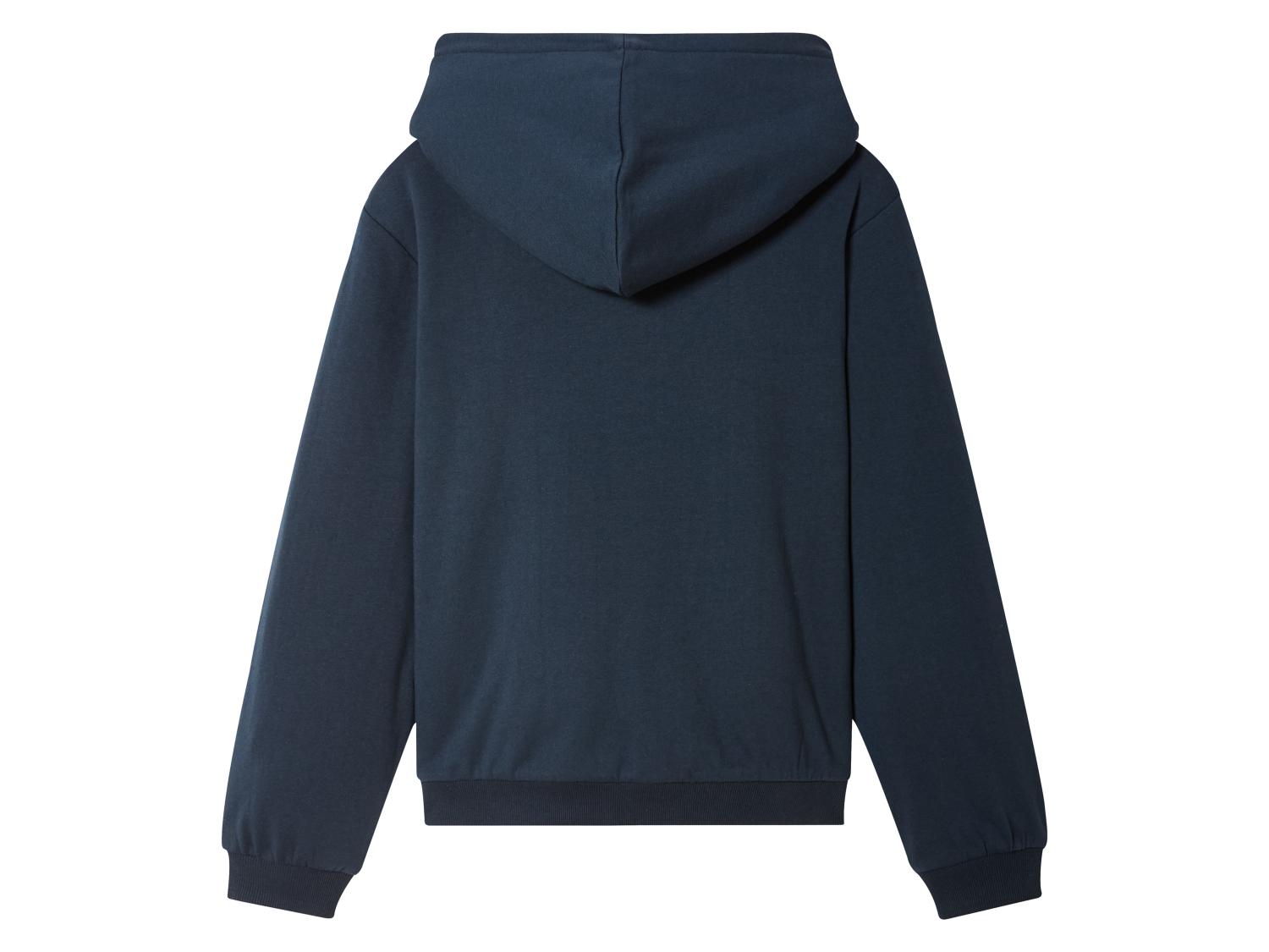 Sweat Zippé LA Gear Pour Fille, Noir, Coton, Taille 13 Ans