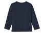 T-shirt bleu marine à manches longues pour enfant.