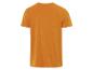 Un t-shirt uni orange pour homme.