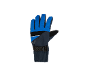 Gant de ski bleu et bleu foncé avec sangle réglable
