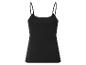 Débardeur noir à fines bretelles pour femme, vue de dos